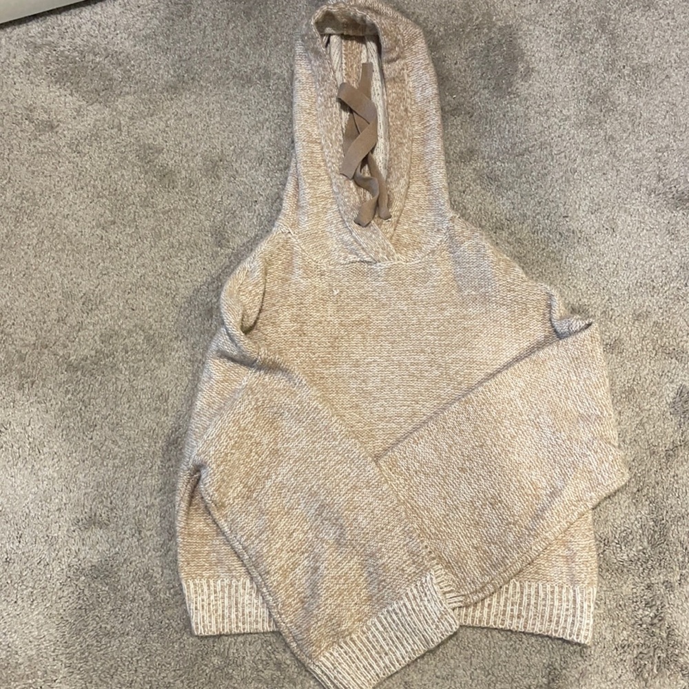 Cropped Tan Sweater Ruby Moon